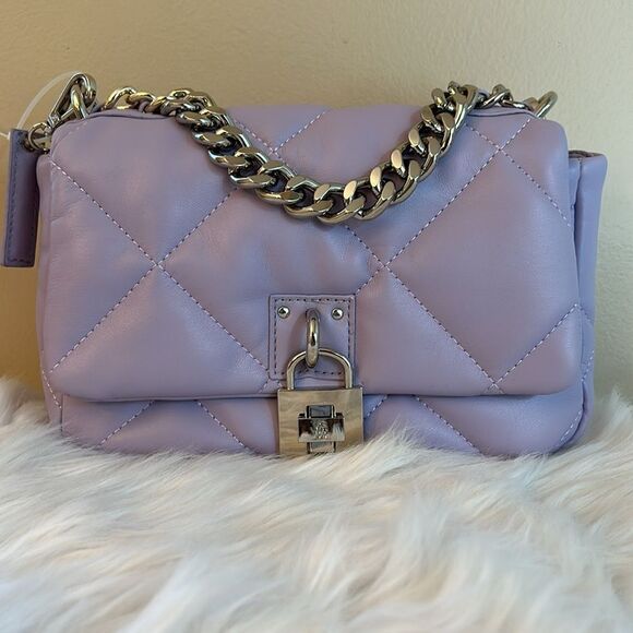 NWOT Steve Madden (Btulsa) Quilted/ Shoulder Crossbody Bag - Lavender - Picture 2 of 10